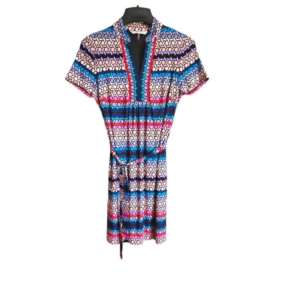 Trina Turk Joni Stained Glass Mini Dress Womens S - Picture 6 of 6